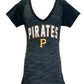 PITTSBURGH PIRATES WOMEN'S FOIL BORDER NAME TEE