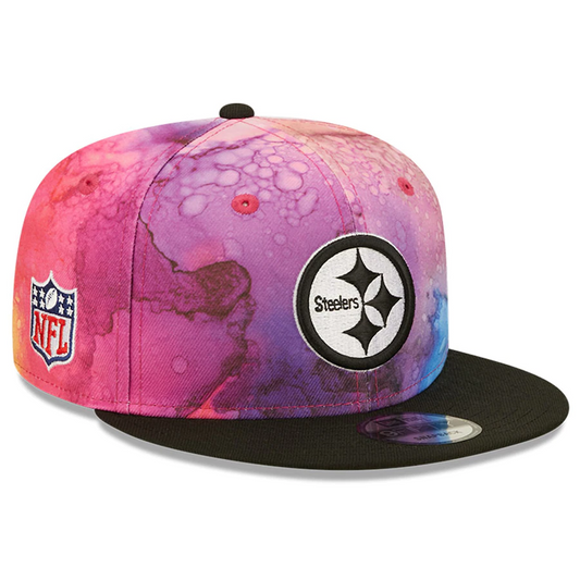 GORRA CRUCIAL CATCH 9FIFTY DE LOS PITTSBURGH STEELERS 2022