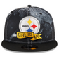 PITTSBURGH STEELERS 2022 SIDELINE 9FIFTY SNAPBACK - INK