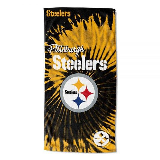 PITTSBURGH STEELERS 30X60 PSYCHEDELIC BEACH TOWEL