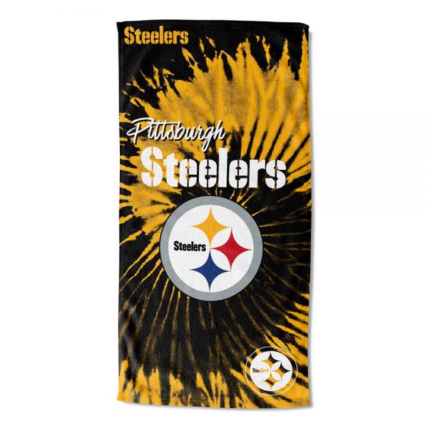 TOALLA DE PLAYA PITTSBURGH STEELERS 30X60 PSICODÉLICA