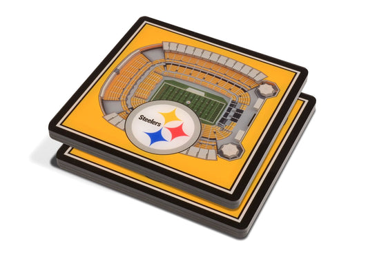 POSAVASOS 3D DE LOS ACERO DE PITTSBURGH