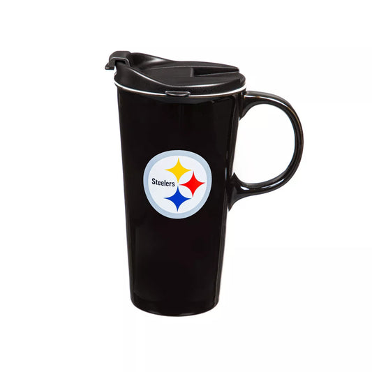 PITTSBURGH STEELERS BOXED TRAVEL LATTE