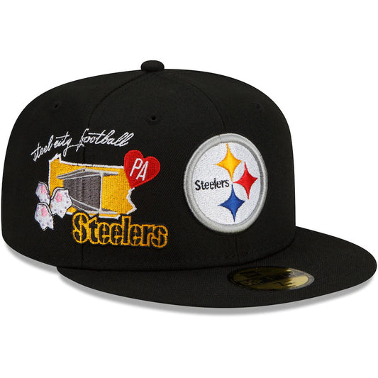 PITTSBURGH STEELERS CITY CLUSTER 59FIFTY FITTED