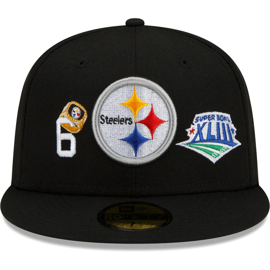 PITTSBURGH STEELERS CUENTAN LOS ANILLOS 59FIFTY AJUSTADOS