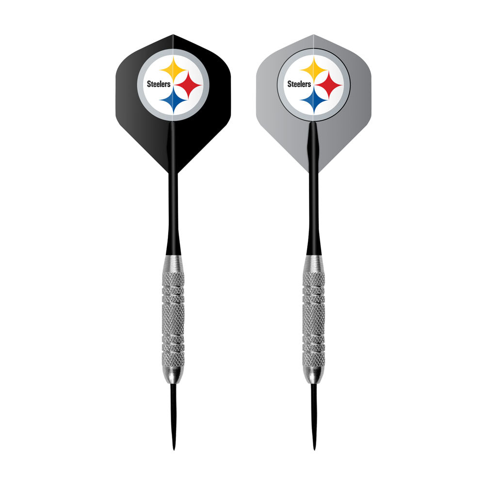Imperial Pittsburgh Steelers Fan's Choice Dartboard Cabinet Set