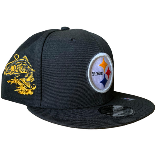 PITTSBURGH STEELERS FISH SIDE PATCH 9FIFTY SNAPBACK HAT