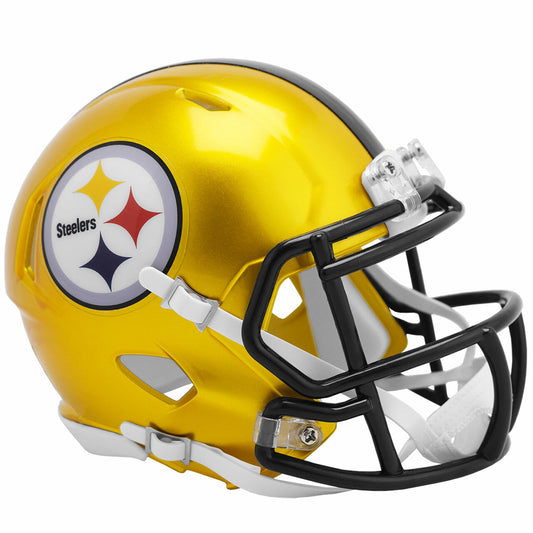 PITTSBURGH STEELERS FLASH RÉPLICA DE CASCO DE VELOCIDAD DE TAMAÑO COMPLETO