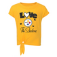 PITTSBURGH STEELERS GIRLS FOREVER LOVE SHIRT AND LEGGINGS