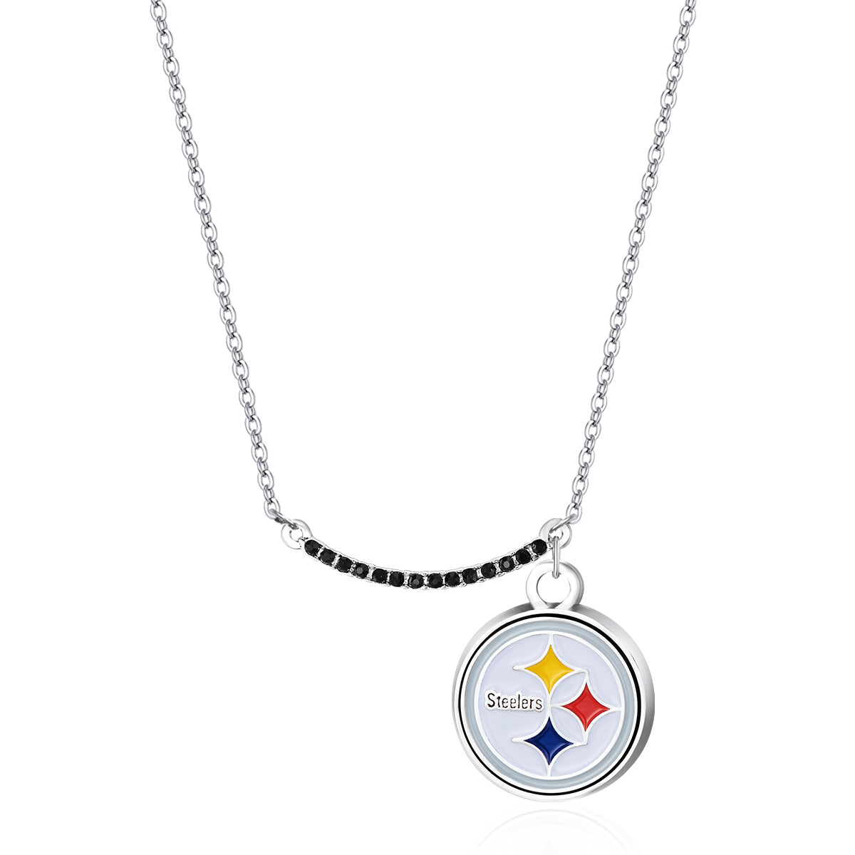 PITTSBURGH STEELERS INFINITY NECKLACE