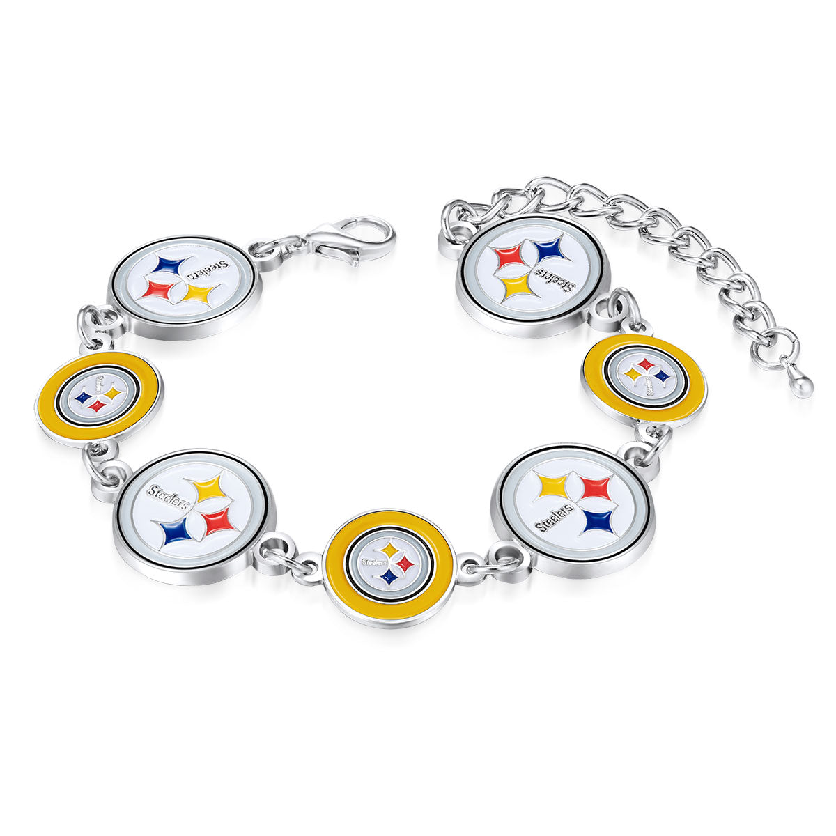 PULSERA CON LOGO DE PITTSBURGH STEELERS