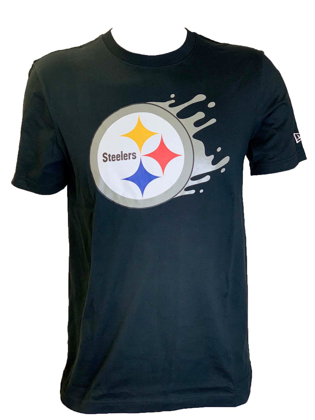 PITTSBURGH STEELERS LOGO SPLATTER T-SHIRT