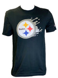 PITTSBURGH STEELERS LOGO SPLATTER T-SHIRT