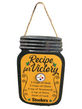 RECETA DE PITTSBURGH STEELERS MASON JAR PARA EL SIGNO DE LA VICTORIA