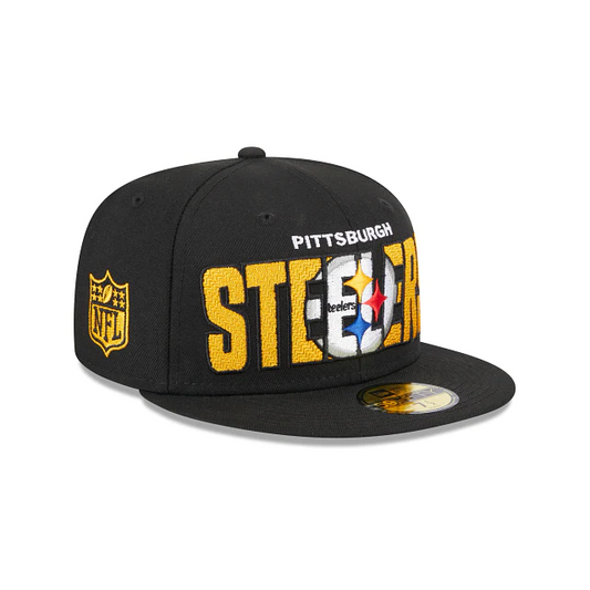 PITTSBURGH STEELERS MEN'S 2023 NFL DRAFT ALT HAT 59FIFTY FITTED