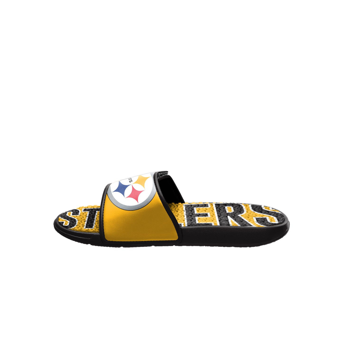 PITTSBURGH STEELERS MEN'S BIG LOGO GEL SLIDE