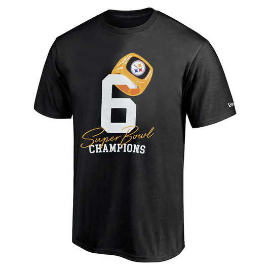 PITTSBURGH STEELERS MEN'S COUNT THE RINGS T-SHIRT