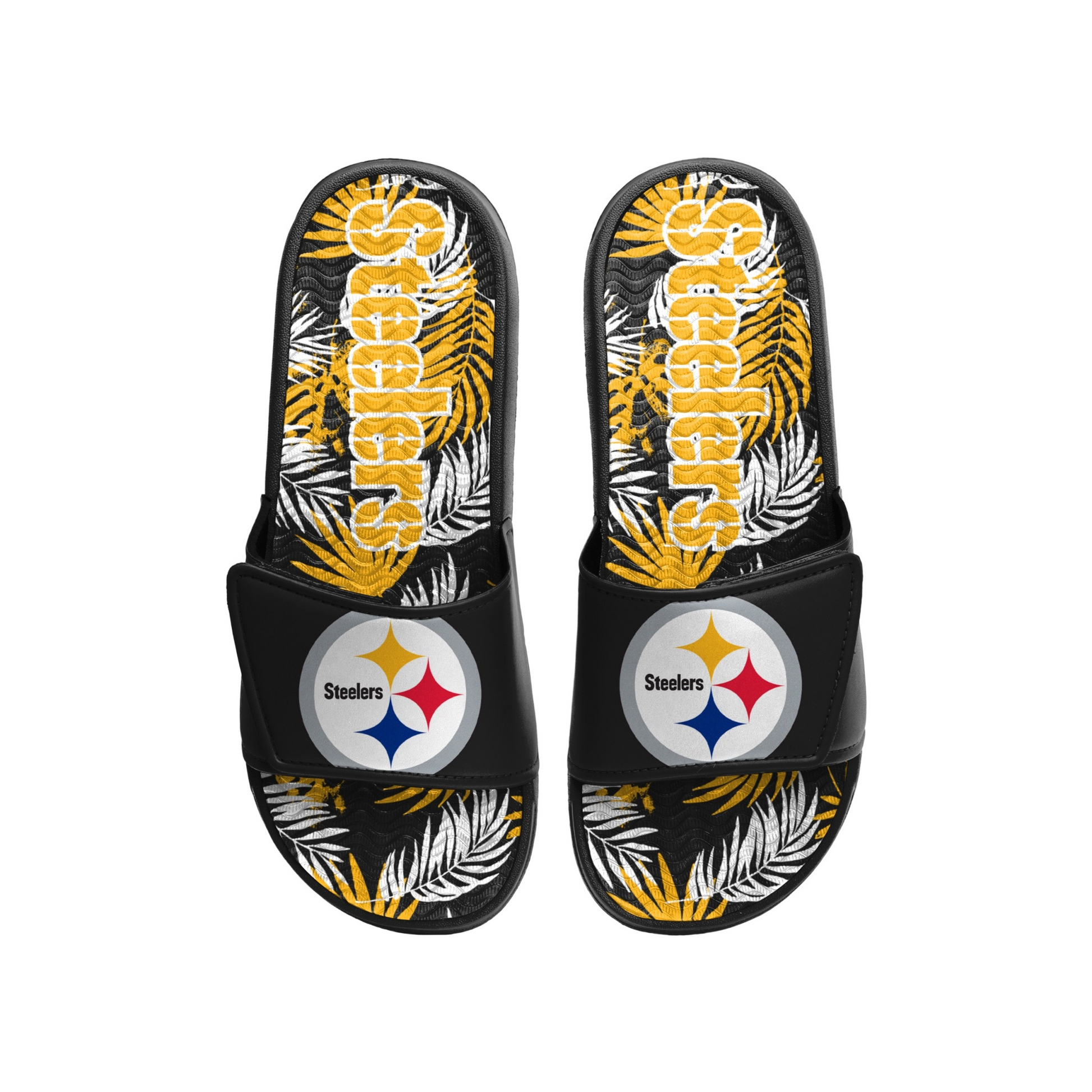 Pittsburgh steelers men's flip 2025 flops