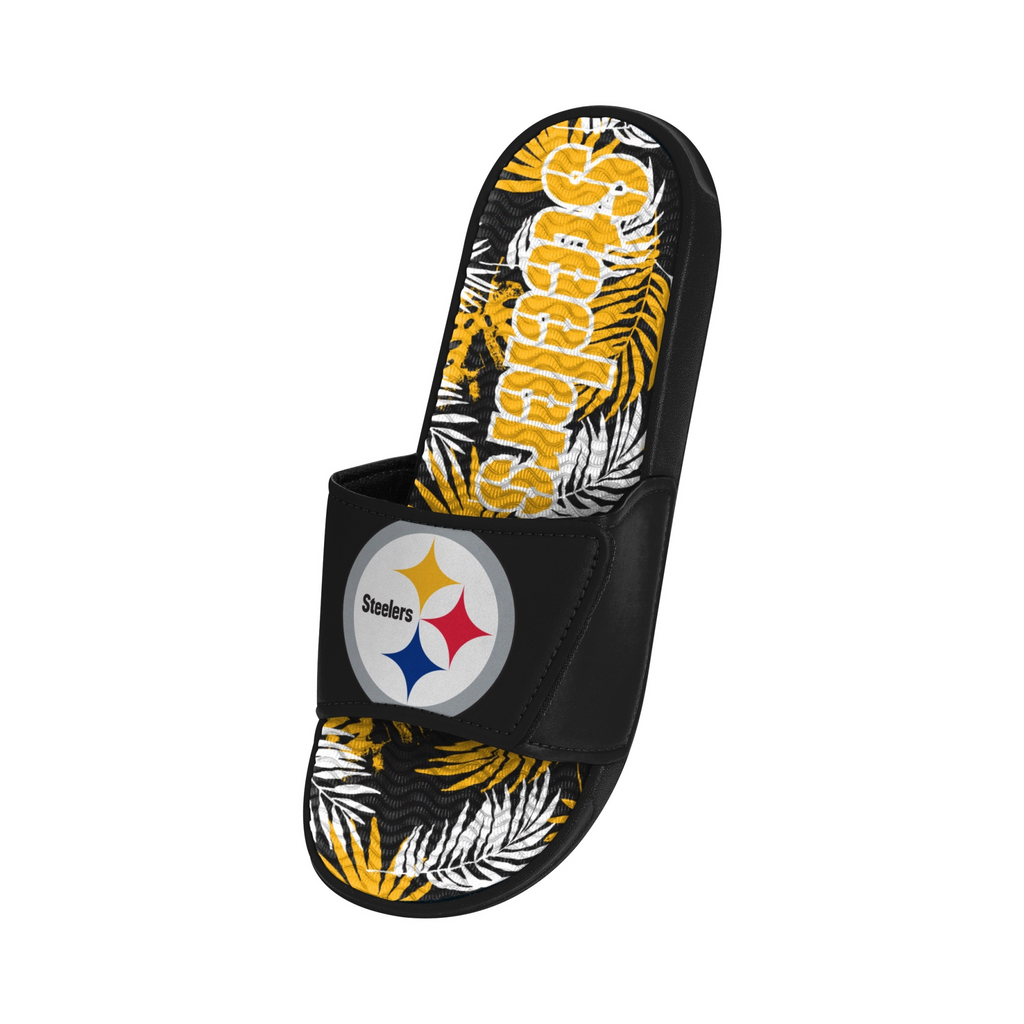 CHANCLAS DE GEL FLORAL PARA HOMBRE PITTSBURGH STEELERS