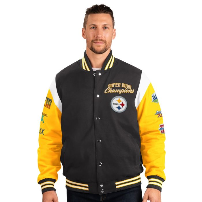 CHAQUETA DE FRANQUICIA PARA HOMBRE PITTSBURGH STEELERS