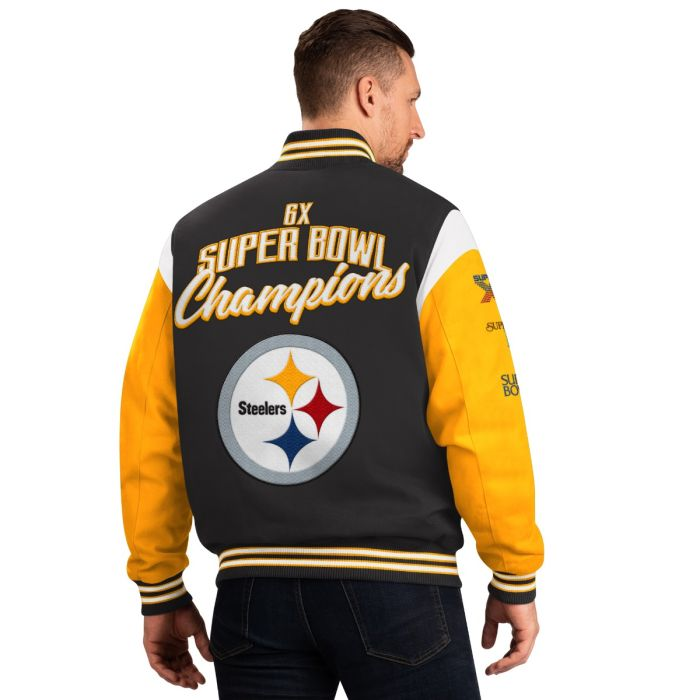 CHAQUETA DE FRANQUICIA PARA HOMBRE PITTSBURGH STEELERS