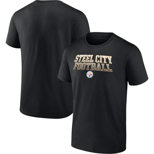 PITTSBURGH STEELERS MEN'S HEAVY HITTER TEE