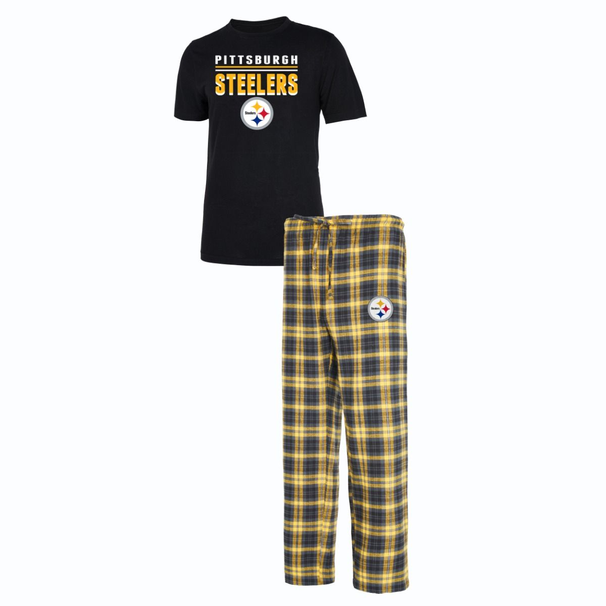 CONJUNTO DE PIJAMA LODGE PARA HOMBRE DE LOS PITTSBURGH STEELERS