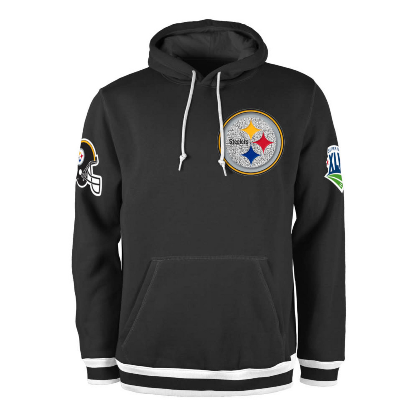 SUDADERA CON CAPUCHA Y LOGO SELECT PARA HOMBRE PITTSBURGH STEELERS