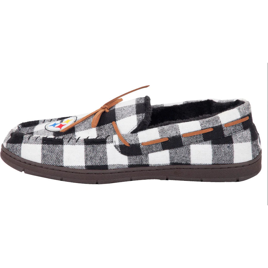 PITTSBURGH STEELERS MEN'S MOCCASIN SLIPPERS