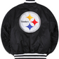 PITTSBURGH STEELERS MEN'S NEW ERA ALPHA INDUSTRIES REVERSIBLE BOMBER JACKET