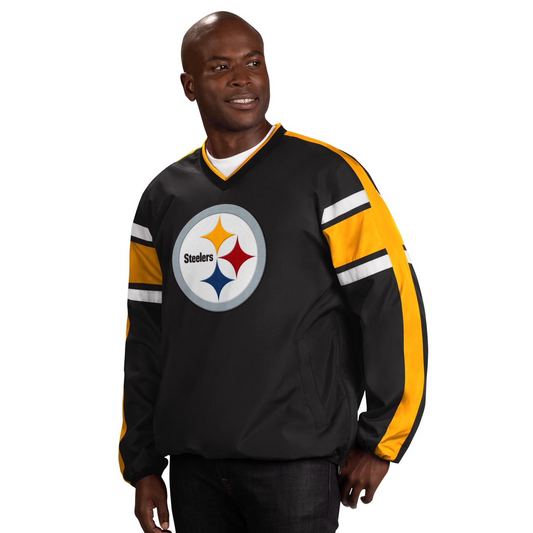 CHAQUETA CORTAVIENTOS PITTSBURGH STEELERS PARA HOMBRE SWING ROUTE