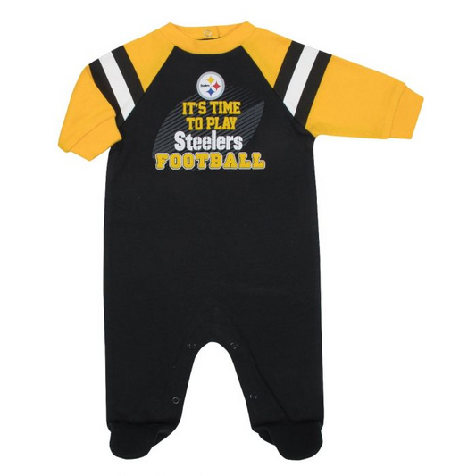 PITTSBURGH STEELERS NEWBORN 1-PIECE COVERALL