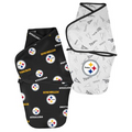 PITTSBURGH STEELERS RECIÉN NACIDO CONJUNTO DE MUEBLES ENVOLVENTES DE 2 PAQUETES