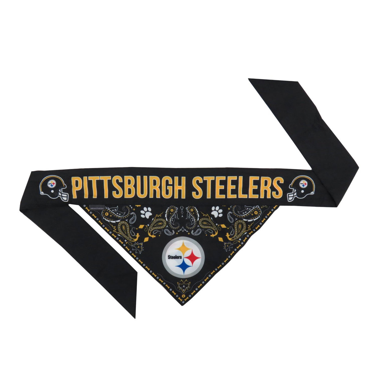BANDANA PARA MASCOTAS DE LOS PITTSBURGH STEELERS