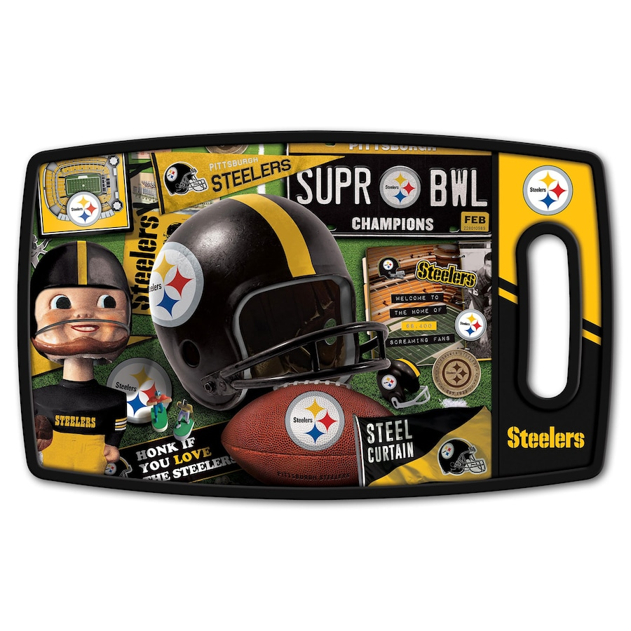 TABLA DE CORTAR RETRO DE PITTSBURGH STEELERS