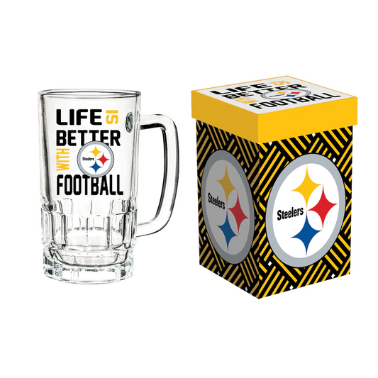 TAZA PITTSBURGH STEELERS CON CAJA