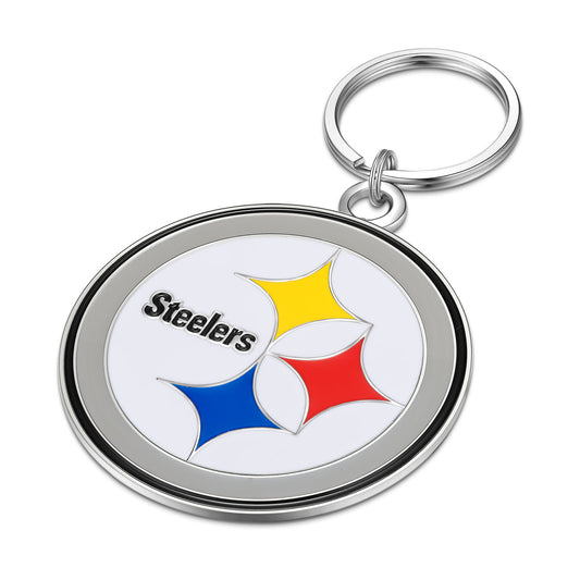 PITTSBURGH STEELERS TEAM LOGO KEYCHAIN