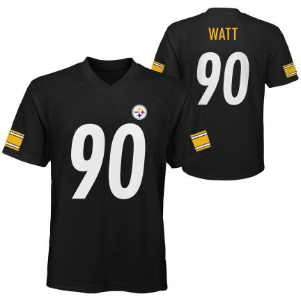 CAMISETA DE NIVEL MEDIO PARA NIÑOS PITTSBURGH STEELERS TJ WATT