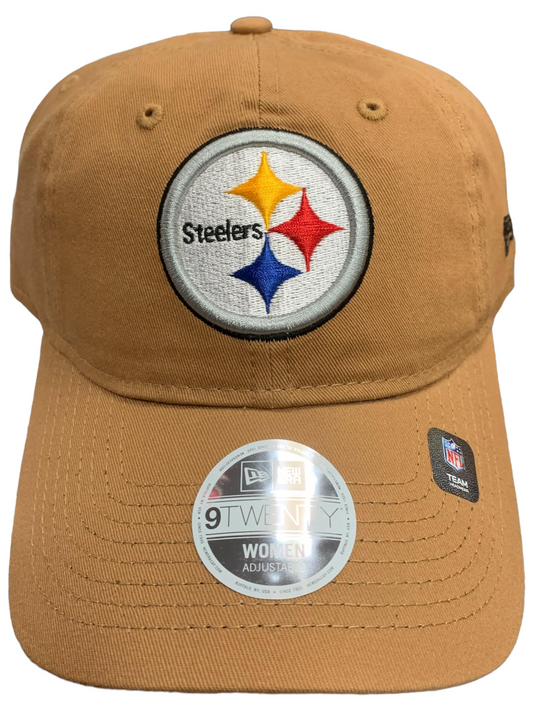 GORRA AJUSTABLE CORE CLASSIC 9TWENTY MUJER PITTSBURGH STEELERS - TAN