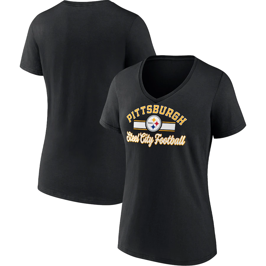 PITTSBURGH STEELERS WOMEN'S GAME USED TEE