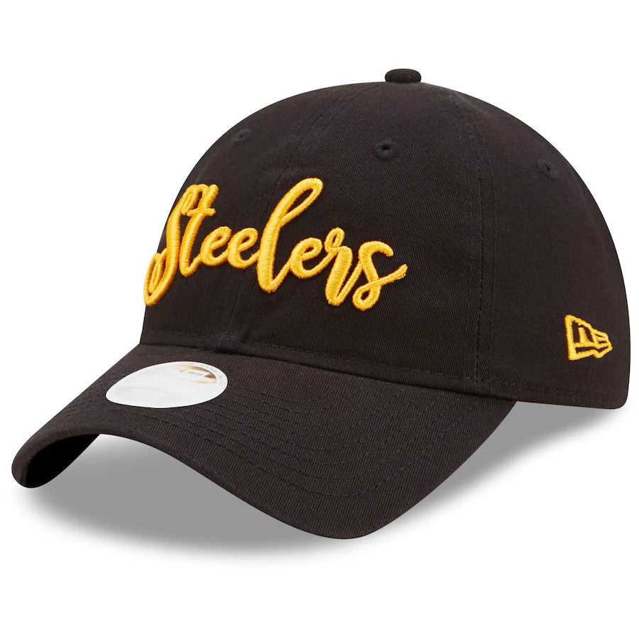 PITTSBURGH STEELERS WOMEN'S SCRIPT 9TWENTY ADJUSTABLE