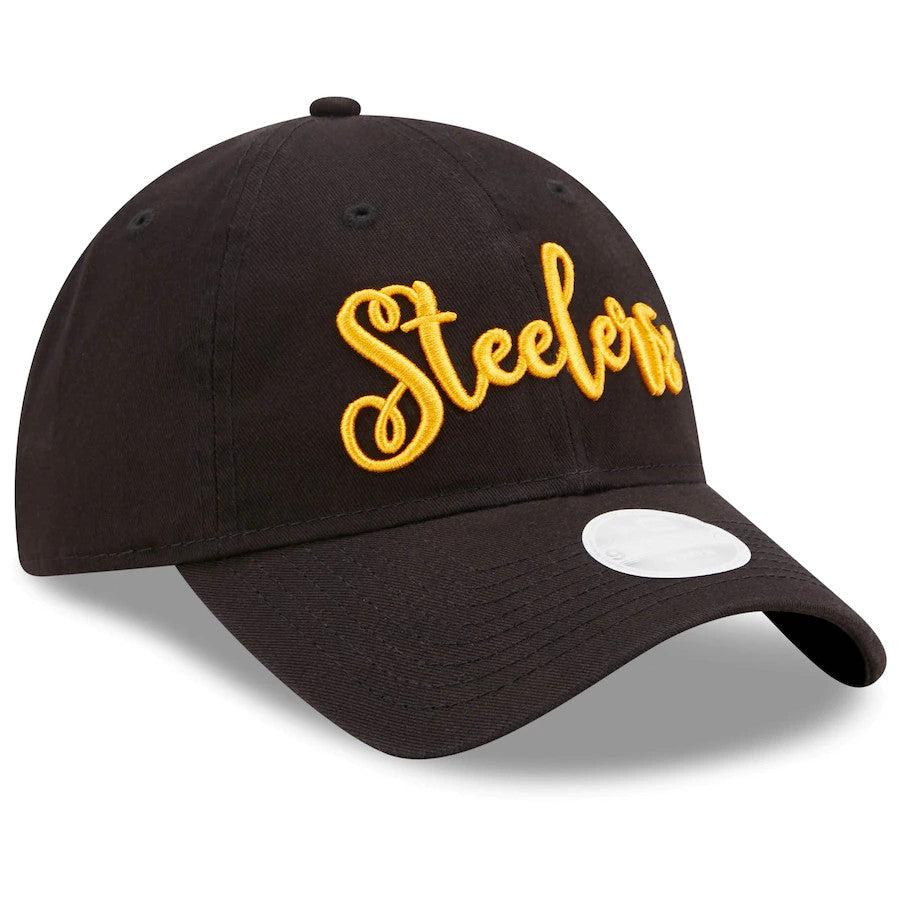 PITTSBURGH STEELERS WOMEN'S SCRIPT 9TWENTY ADJUSTABLE