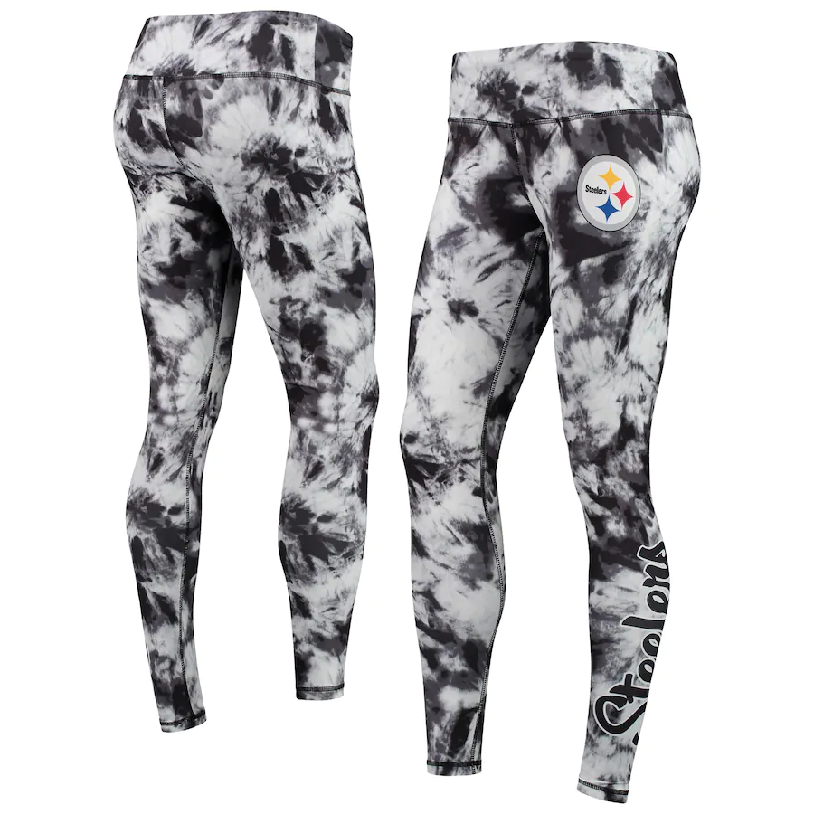 LEGGINGS MUJER TIE DYE DE LOS PITTSBURGH STEELERS