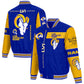 CHAQUETA DE SARGA DE POLIÉSTER LOS ANGELES RAMS SBLVI CHAMPS