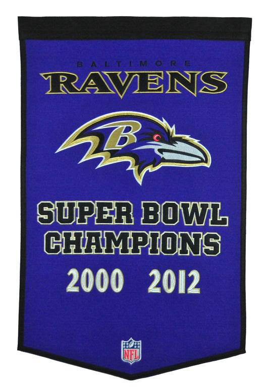 BALTIMORE RAVENS DYNASTY BANNER