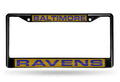 BALTIMORE RAVENS BLACK LASER LICENSE PLATE FRAME