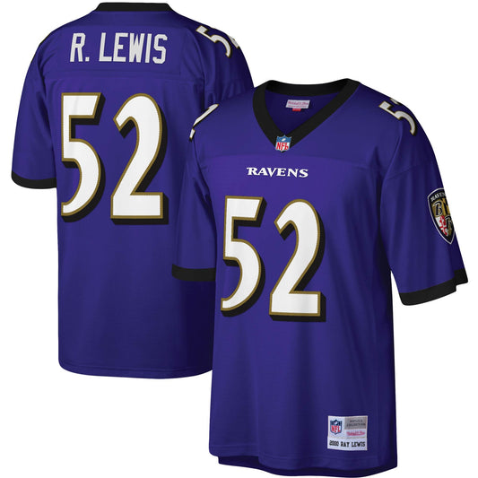 RAY LEWIS BALTIMORE RAVENS HOMBRE MITCHELL &amp; NESS PREMIER JERSEY