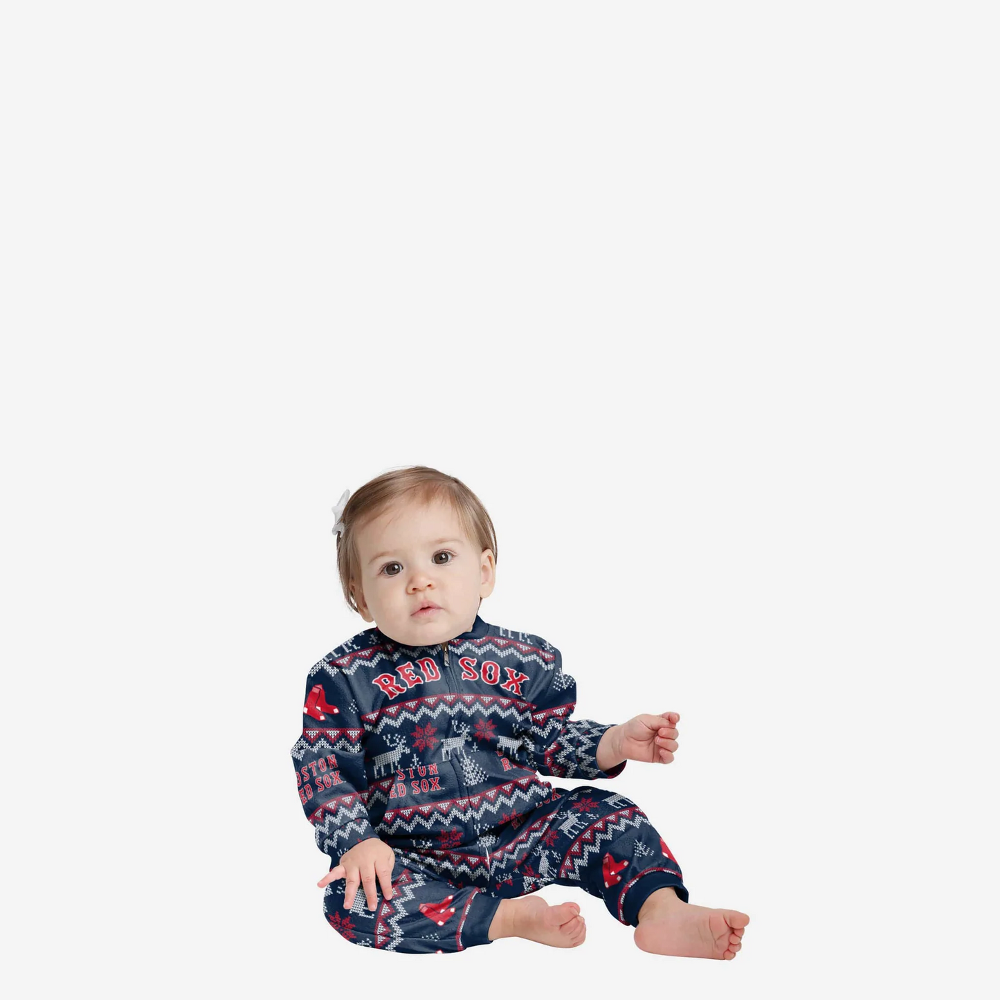 RED SOX INFANT ALL OVER PRINT PAJAMAS