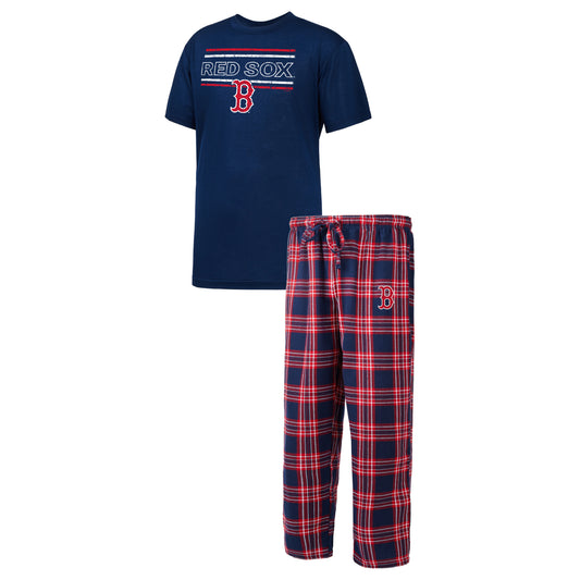 RED SOX MEN'S BADGE PAJAMA PANT SET