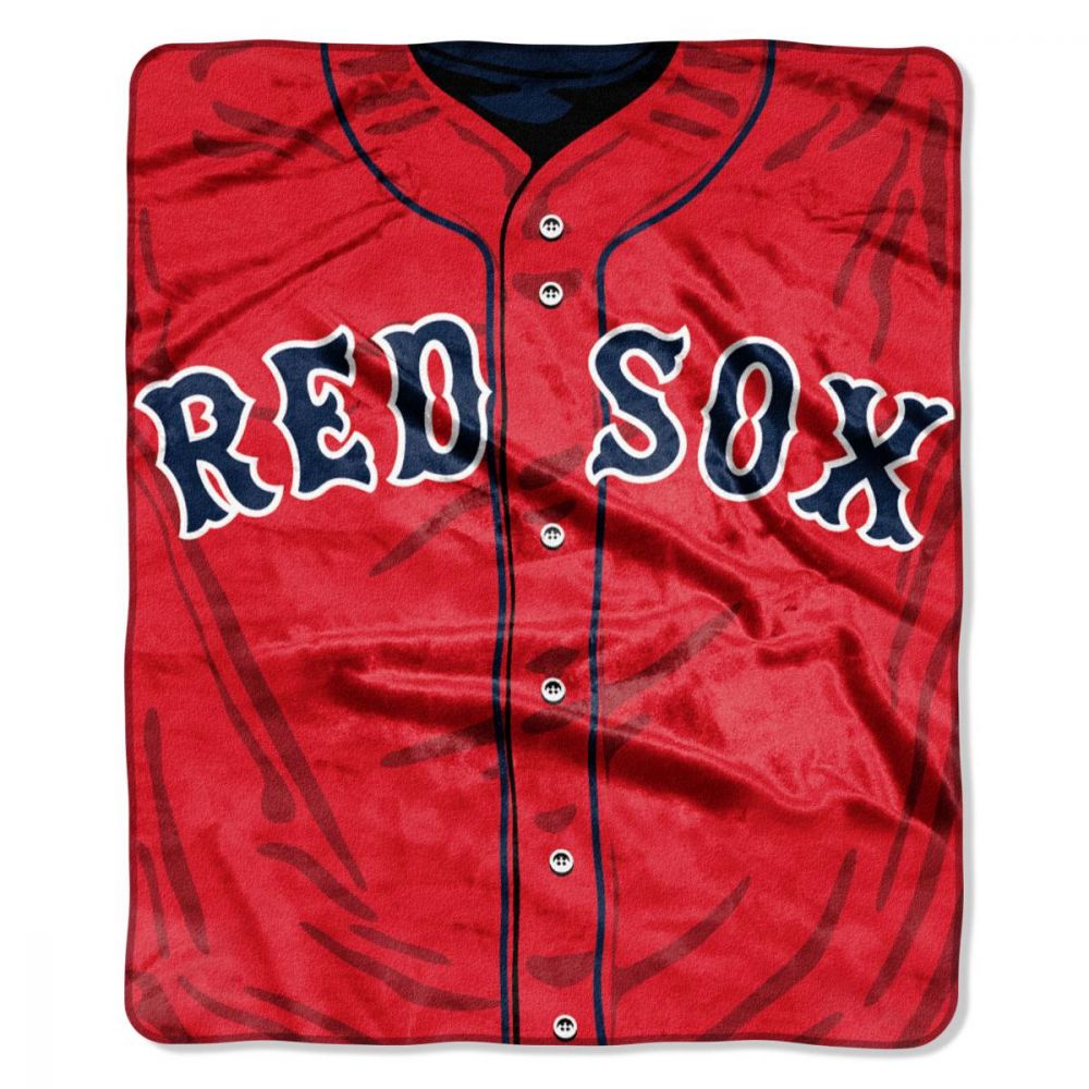 BOSTON RED SOX SIGNATURE 50"X60" RASCHEL THROW BLANKET